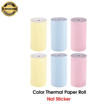 Picture of 6pcs 57*30mm thermal paper rolls for 58mm POS, Receipt, Mini Thermal Printers - White(Color 6 Rolls)