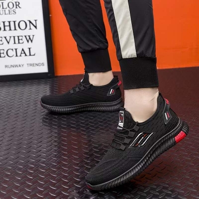 Picture of Men Casual Footwear Shoes Black & Ash
