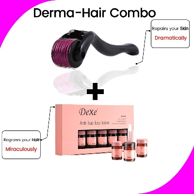 Picture of Dexe Anti-Hair Loss Lotion with Hair Comb - Grow Hair Naturally! - Multicolor