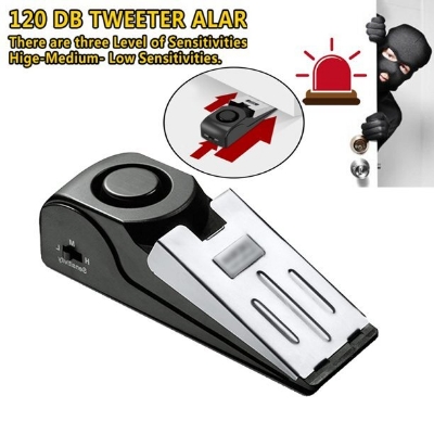 Picture of Upscaled Quality - 1 Pack Door Security Door Stop Alarm Door Step for Travel Apartments Home - Sustainable Option - Exclusive Experience - Multicolor