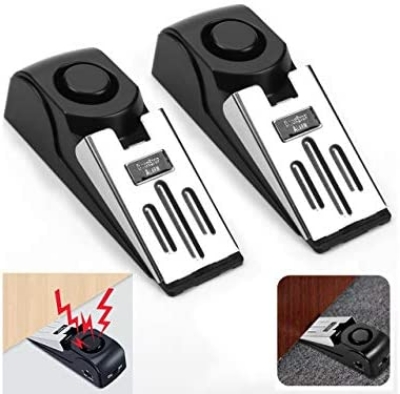 Picture of Upscaled Quality - 1 Pack Door Security Door Stop Alarm Door Step for Travel Apartments Home - Sustainable Option - Exclusive Experience - Multicolor