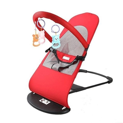 Picture of Adjustable Baby Rocking Bouncer Chair with toy - Multicolor