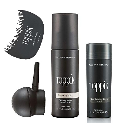 Picture of Toppik 4 in 1 Hair Fiber Combo set
