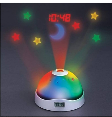 Picture of Indulge Durablity - Upscaled Quality - Clock Color Night Light with Projecting Clock - Innovative Design - Expression of Yourself - Multicolor