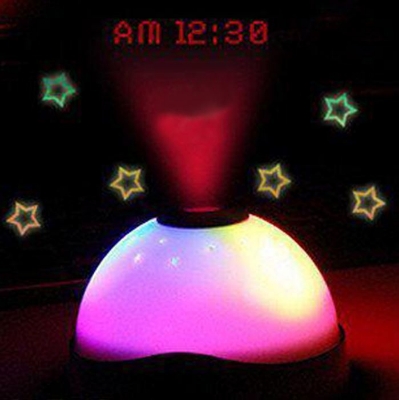 Picture of Indulge Durablity - Upscaled Quality - Clock Color Night Light with Projecting Clock - Innovative Design - Expression of Yourself - Multicolor