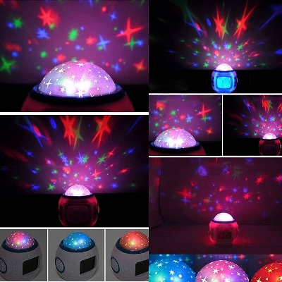Picture of Indulge Durablity - Upscaled Quality - Clock Color Night Light with Projecting Clock - Innovative Design - Expression of Yourself - Multicolor