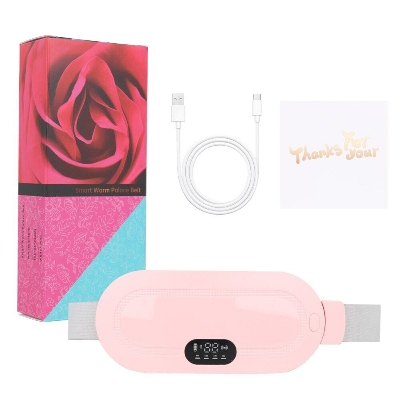 Picture of Wireless Warm Palace Belt With LCD Display Heating Pad Relieve Hot Compress - Multicolor