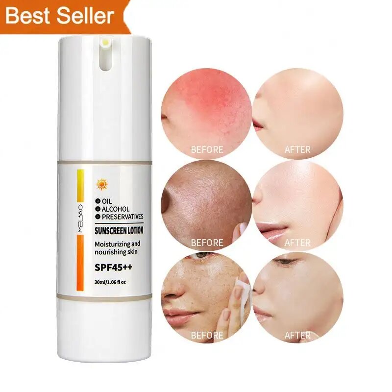 Picture of MELAO Waterproof and sweat-proof Skin Protection Sunscreen Lotion SPF 45+ PA+