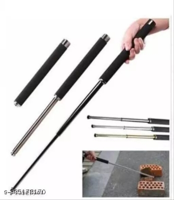 Picture of Stainless Steel Safety Stick Fighting Training Emergency Survival Kit FOR SELF DEFENCE - Multicolor