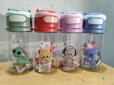 Picture of Baby Smart Travel & Outdoors Water Bottle with straw 550ML