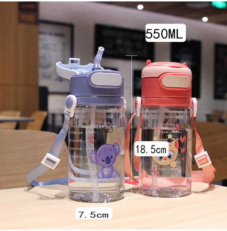 Picture of Baby Smart Travel & Outdoors Water Bottle with straw 550ML