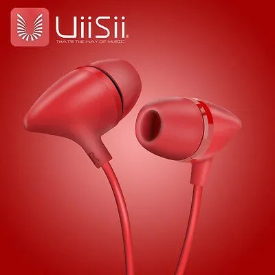 Picture of UIISII C100 In-ear Wired Heavy Bass Earphones with MIC - Ear Phone - Headphone - Ear Phone - Budget Earphone - Best Earphone (Red)