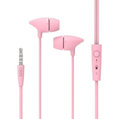 Picture of UIISII C100 In-ear Wired Heavy Bass Earphones with MIC - Ear Phone - Headphone - Ear Phone - Budget Earphone - Best Earphone (Pink)