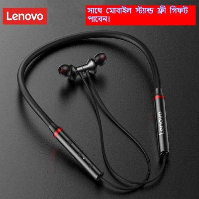 Picture of Lenovo HE05x Sports Magnetic Wireless Earphones - Black (Black)