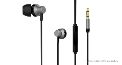 Picture of REMAX RM 512 High Performance Wired In Ear Earphone Stereo with Mic (Black)