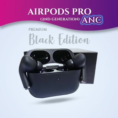Picture of AirPods Pro 2nd Gen ANC In Ear Noise Cancelling Headphone Wireless Bluetooth (Black)