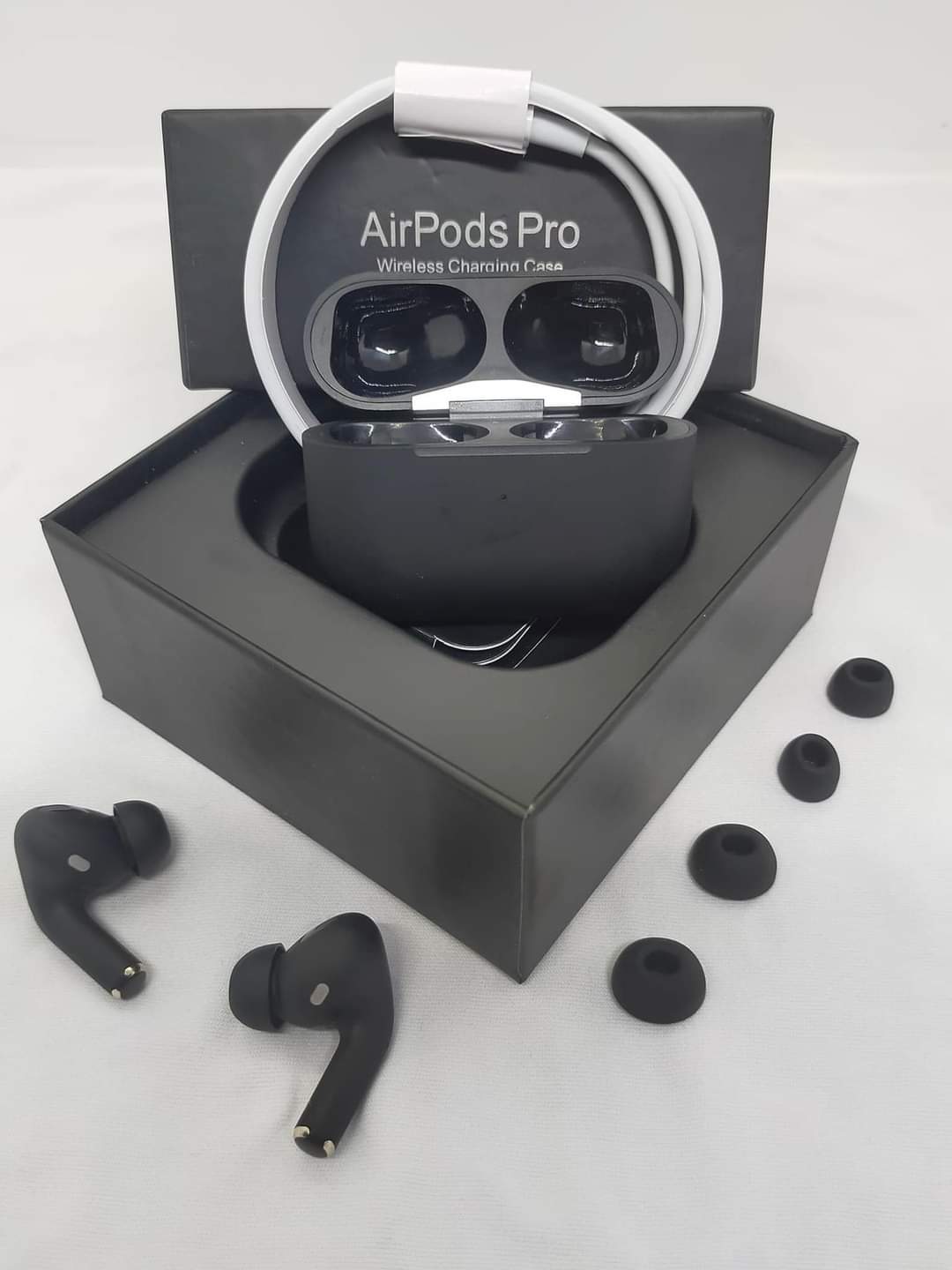 Picture of AirPods Pro 2nd Gen ANC In Ear Noise Cancelling Headphone Wireless Bluetooth (Black)