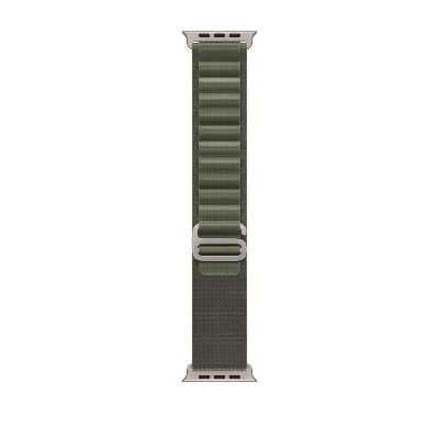 Picture of Nylon Straps 49mm 45mm 44mm 42mm Band for Apple Watch KD99 HW8 DT8 S8 Max T800 W68 TW8 HW8 Watch 8 Ultra GS8 Ultra N8 ZD8 Ultra Watch Series 8 Ultra Smart Watch Trail Metal Hook Loop Strap (Green,Freesize)