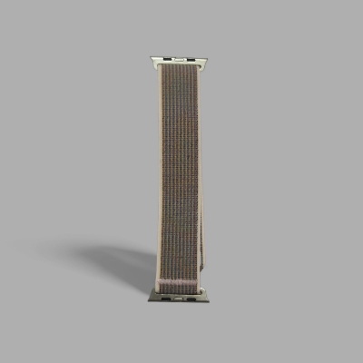 Picture of Nylon Straps 49mm 45mm 44mm 42mm Band for Apple Watch KD99 HW8 DT8 S8 Max T800 W68 TW8 HW8 Watch 8 Ultra GS8 Ultra N8 ZD8 Ultra Watch Series 8 Ultra Smart Watch Trail Metal Hook Loop Strap (Off White & black,Freesize)
