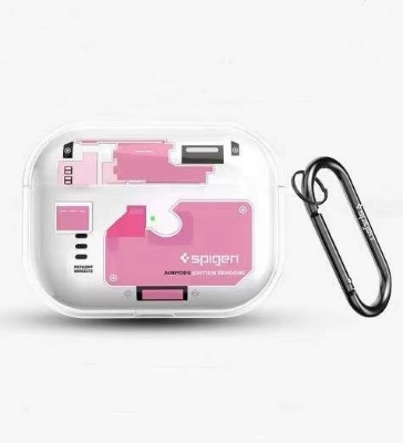 Picture of Only Cover For Airpods Pro/ Pro 2nd Gen Premium Earbuds Protective Cover (Spigen Zero Pink)
