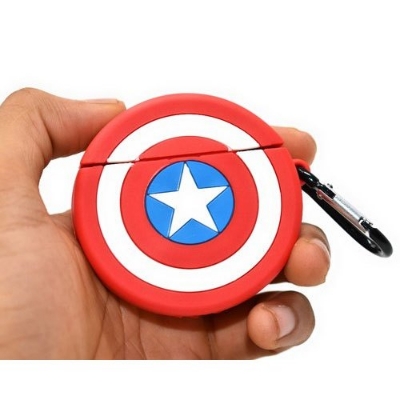 Picture of Only Cover For Airpods Pro/ Pro 2nd Gen Premium Earbuds Protective Cover (Captain America)