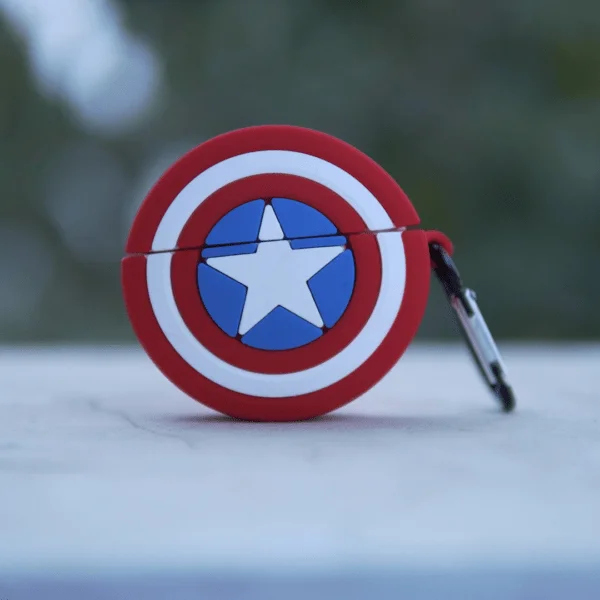 Picture of Only Cover For Airpods Pro/ Pro 2nd Gen Premium Earbuds Protective Cover (Captain America)