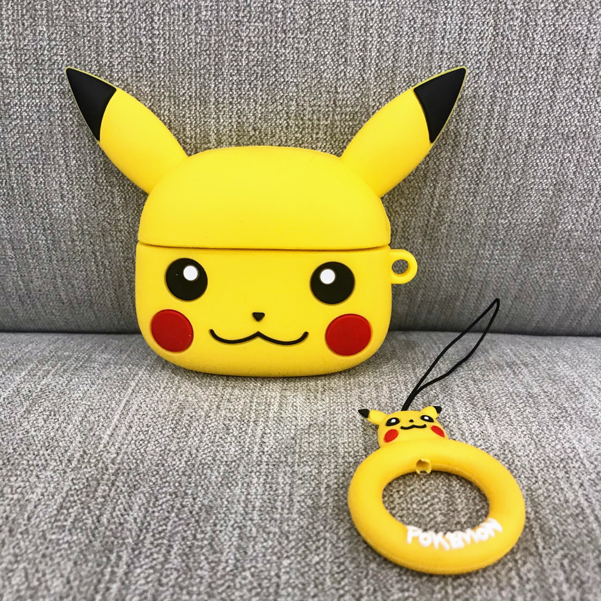 Picture of Only Cover For Airpods Pro/ Pro 2nd Gen Premium Earbuds Protective Cover (Pikachu)
