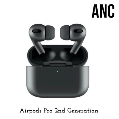 Picture of Airpods pro 2nd generation ANC in Ear Noise Cancelling wireless Headphone- Bluetooth Earbuds (Black)