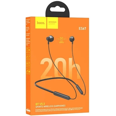 Picture of Hoco ES67 Sports Bluetooth Wireless Neckband Earphone (Black)