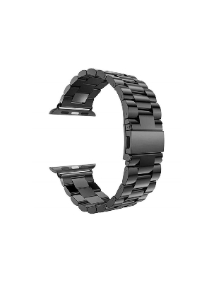 Picture of 42mm/44mm/45mm/49mm Magnet Metal Replacement Strap For Smart Watch - Black - A Stylish and Durable Replacement Strap for Your Smartwatch (Bracelet Black,Freesize)