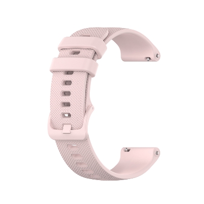Picture of 20mm Soft Silicone Replacement Strap - Smart Watch Belt (Black,Freesize)