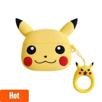 Picture of Pikachu Cartoon Design Silicone Case Earphone Cover For Airpods pro 2nd gen Cover ()