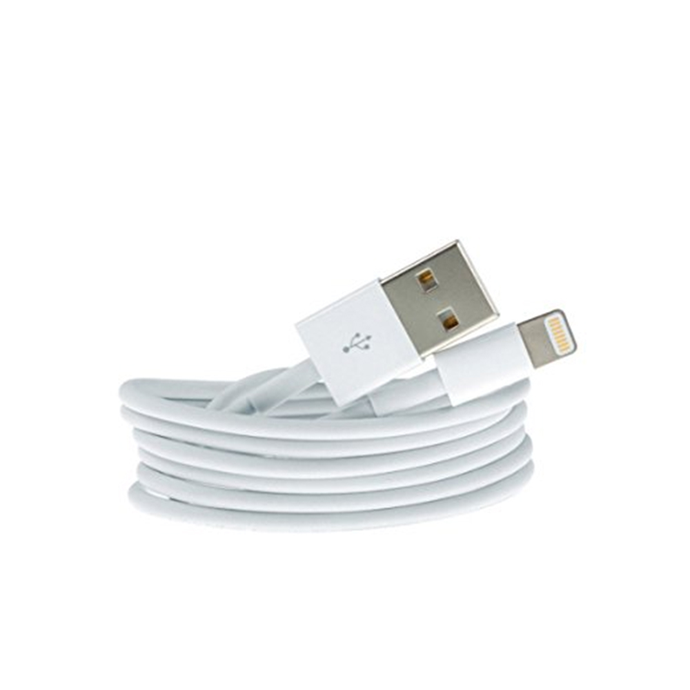 Picture of USB Charging Cable For iPhone Apple iPhone 6, iPhone 7, iPhone 8, iPhone 9, iPhone 10, iPhone 11 iPhone Cables, Data Transfer (White)