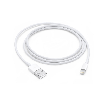 Picture of USB Charging Cable For iPhone Apple iPhone 6, iPhone 7, iPhone 8, iPhone 9, iPhone 10, iPhone 11 iPhone Cables, Data Transfer (White)