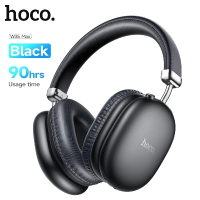 Picture of Hoco W35 Max Bluetooth V5.3 Headphone with 90 hours Playtime (Black)