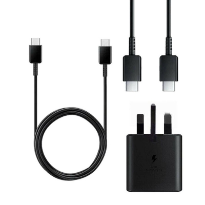 Picture of 45W PD Fast Power Adapter 3 Pin For Samsung Mobile (With Cable)