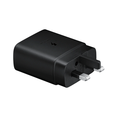 Picture of 45W PD Fast Power Adapter 3 Pin For Samsung Mobile (White with Cable)