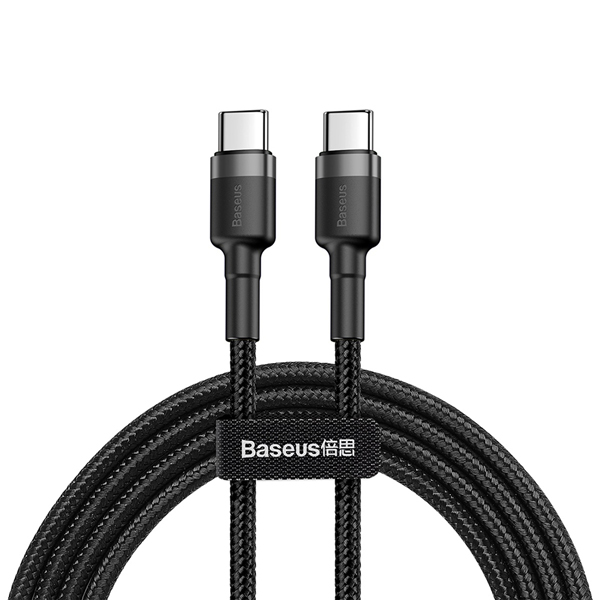 Picture of Baseus Cafule Series 60W Type-C to Type-C 3A Quick Charging Cable 1M (Black)