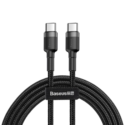 Picture of Baseus Cafule Series 60W Type-C to Type-C 3A Quick Charging Cable 1M (Black)