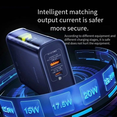 Picture of Baseus Explorer Series 22.5W Digital Display Semi Transparent Power Bank 10000mAh (Black)