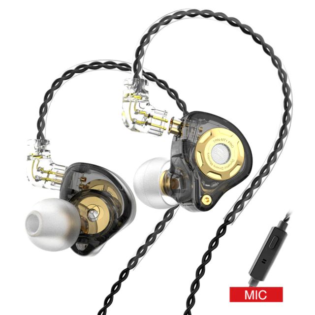 Picture of TRN MT1 Pro HIFI In Ear Earphone DJ Monitor Earphones Earbud Dynamic Sport Noise Cancelling IEM Headset (Black)
