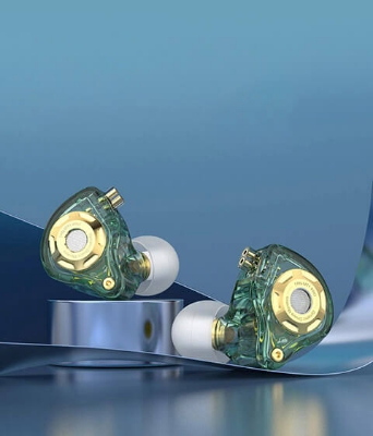 Picture of TRN MT1 Pro HIFI In Ear Earphone DJ Monitor Earphones Earbud Dynamic Sport Noise Cancelling IEM Headset (Green)