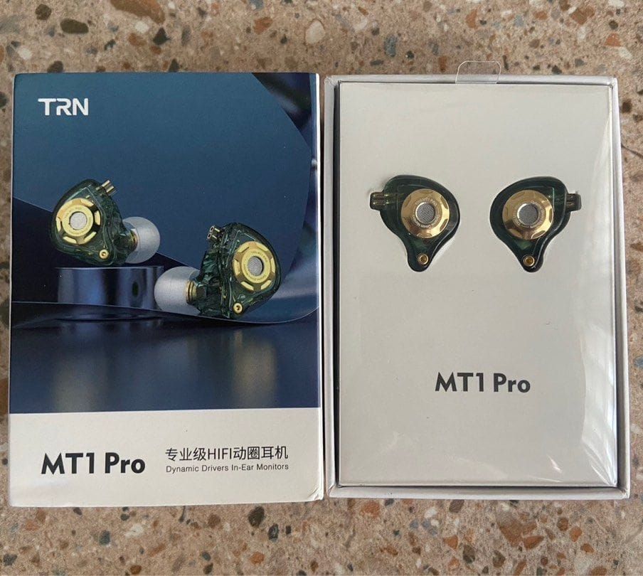Picture of TRN MT1 Pro HIFI In Ear Earphone DJ Monitor Earphones Earbud Dynamic Sport Noise Cancelling IEM Headset (Green)