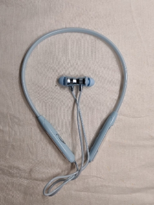 Picture of Moxx BN600 Neckband Bluetooth Headset BT5.4 Sports Headset, Smooth Sound, Magnetic Control- Voice Changer - Bluetooth neckband - best neckband (Sky Blue)