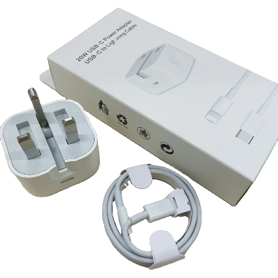 Picture of 20W USB C Power Adapter FOR iphone 14/13/12/11/X with type c to lightg cable 3 pin (With Cable)