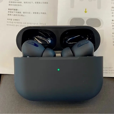 Picture of AirPods Pro 2nd gen Made in Dubai premium Black Edition Dubai wireless Earbuds - Best Earbuds (Black)