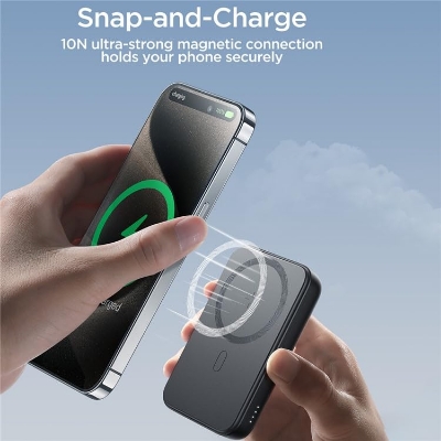 Picture of Joyroom JR-W020 20W Magnetic Wireless Power Bank 10000Mah (Black)