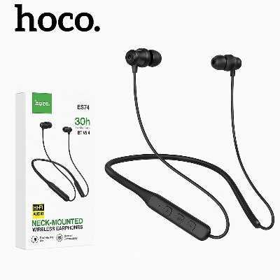 Picture of Hoco ES74 Sports Bluetooth V5.4 Wireless Earphone Neckband (Black)