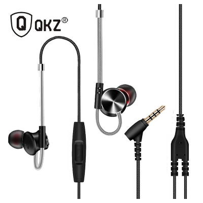 Picture of QKZ DM10 Zinc Alloy HiFi Earphone In Ear Earphone (Black)