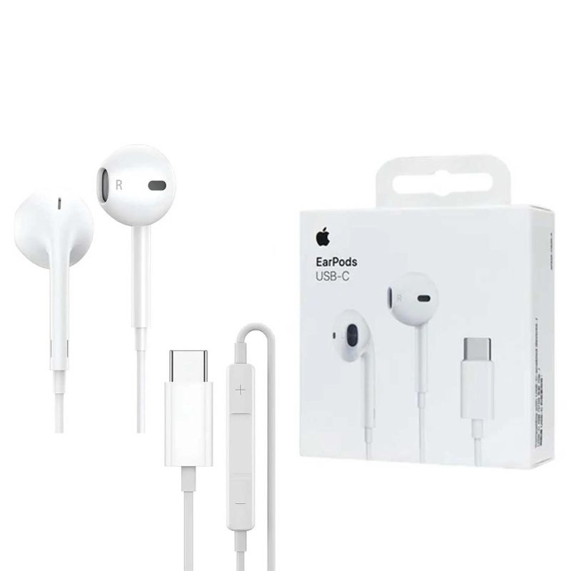 Picture of EarPods For iPhone 15 Series Type C Earphone USB C Mobile Phone Headphone -Best Quality (Black)